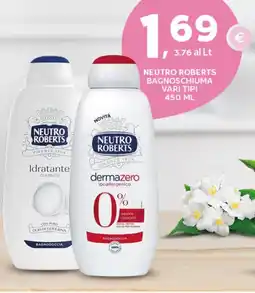 Extra Supermercati Neutro roberts bagnoschiuma offerta