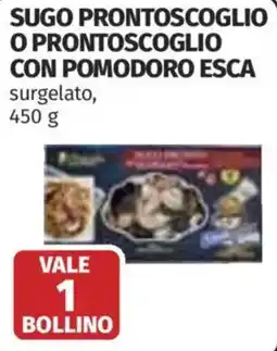 Coop Superstore Sugo prontoscoglio o prontoscoglio con pomodoro ESCA offerta