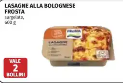 Coop Superstore Lasagne alla bolognese FROSTA offerta