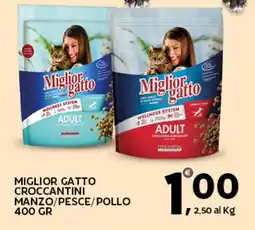 Extra Supermercati Miglior gatto croccantini manzo/pesce/pollo offerta
