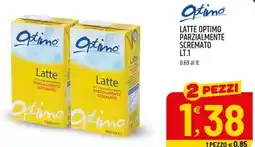 Ard Discount Latte optimo parzialmente scremato offerta