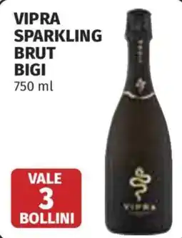 Coop Superstore Vipra sparkling brut BIGI offerta