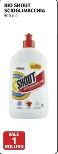 Coop Superstore Bio shout scioglimacchia offerta