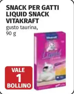 Coop Superstore Snack per gatti liquid snack VITAKRAFT offerta