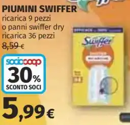 Coop Superstore Piumini SWIFFER offerta