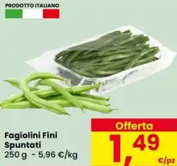 Despar Fagiolini Fini Spuntati offerta