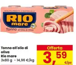 Despar Tonno all'Olio di Oliva Rio mare offerta