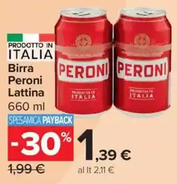 Carrefour Express Birra Peroni Lattina offerta