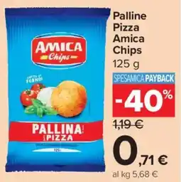 Carrefour Express Palline Pizza Amica Chips offerta