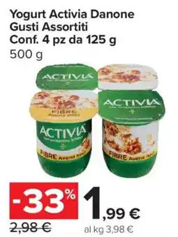 Carrefour Express Yogurt Activia Danone offerta