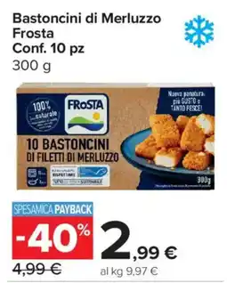 Carrefour Express Bastoncini di Merluzzo Frosta offerta