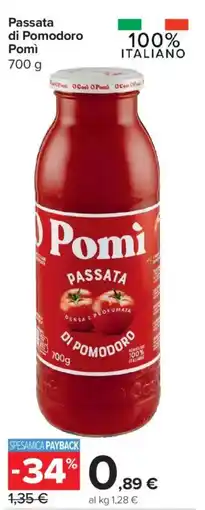 Carrefour Express Passata di Pomodoro Pomì offerta