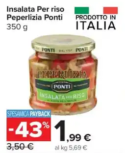 Carrefour Express Insalata Per riso Peperlizia Ponti offerta