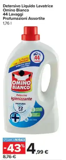 Carrefour Express Detersivo Liquido Lavatrice Omino Bianco offerta