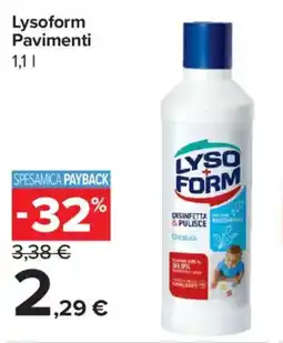 Carrefour Express Lysoform Pavimenti offerta