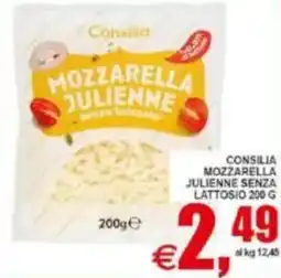 Pewex Consilia mozzarella julienne senza lattosio offerta