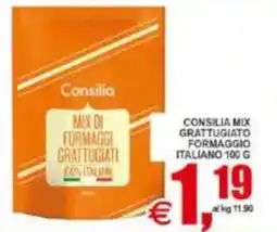 Pewex Consilia mix grattugiato formaggio italiano offerta