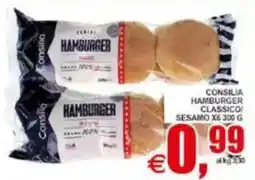 Pewex Consilia hamburger classico/ sesamo offerta