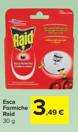 Carrefour Express Esca Formiche Raid offerta