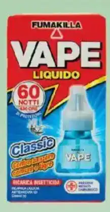 Carrefour Express Ricarica Liquida Classic Vape 60 Notti offerta