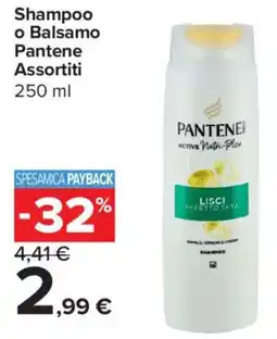 Carrefour Express Shampoo o Balsamo Pantene offerta