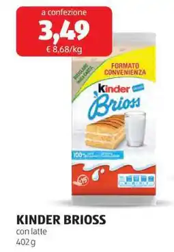 ALDI Kinder Brioss offerta