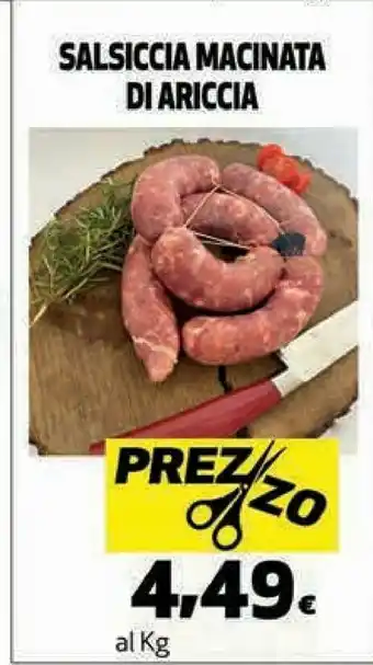 Coop Salsicce offerta