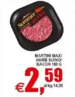 Pewex Martini maxi hamb suino/ bacon offerta