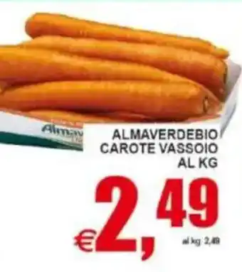 Pewex Almaverde bio carote vassoio offerta