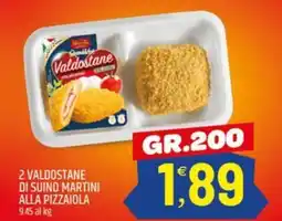 Ard Discount 2 valdostane di suino martini alla pizzaiola offerta