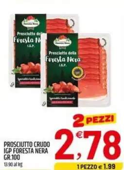 Ard Discount Prosciutto crudo igp foresta nera offerta