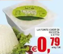 Pewex La fonte cuor di ricotta offerta