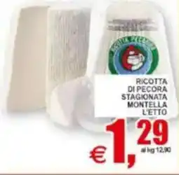 Pewex Ricotta di pecora stagionata montella offerta
