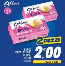 Ard Discount Burro senza lattosio OPTIMO offerta