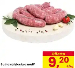 Eurospar Suino salsiccia a nodi offerta
