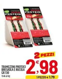 Ard Discount Tramezzini proteici bresaola e rucola offerta