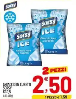 Ard Discount Ghiaccio in cubetti SORSY offerta