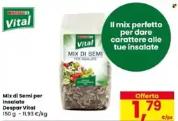 Eurospar Mix di Semi per Insalate Despar Vital offerta