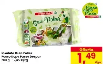 Eurospar Insalata Gran Poker Passo Dopo Passo Despar offerta