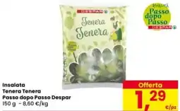 Eurospar Insalata Tenera Tenera Passo dopo Passo Despar offerta