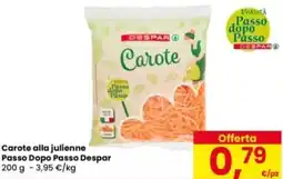 Eurospar Carote alla julienne Passo Dopo Passo Despar offerta