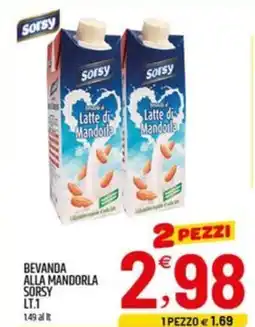 Ard Discount Bevanda alla mandorla SORSY offerta