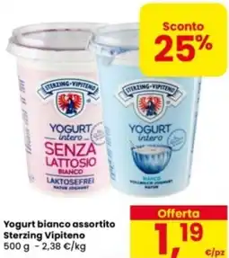 Eurospar Yogurt bianco Sterzing Vipiteno offerta