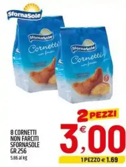 Ard Discount 8 cornetti non farciti SFORNASOLE offerta