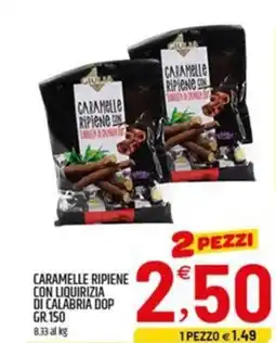 Ard Discount Caramelle ripiene con liquirizia di calabria dop offerta