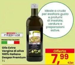 Eurospar Olio Extra Vergine di oliva 100% Italiano Despar Premium offerta
