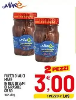Ard Discount Filetti di alici mare in olio di semi di girasole offerta