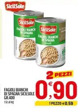 Ard Discount Fagioli bianchi di spagna SICILSOLE offerta