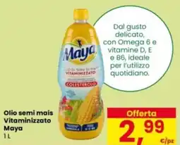 Eurospar Olio semi mais Vitaminizzato Maya offerta