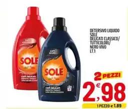 Ard Discount Detersivo liquido sole delicati classico/ tutticolori/ nero vivo offerta